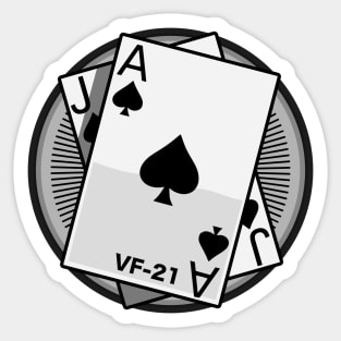 VF-21 Freelancers (Small logo) Sticker